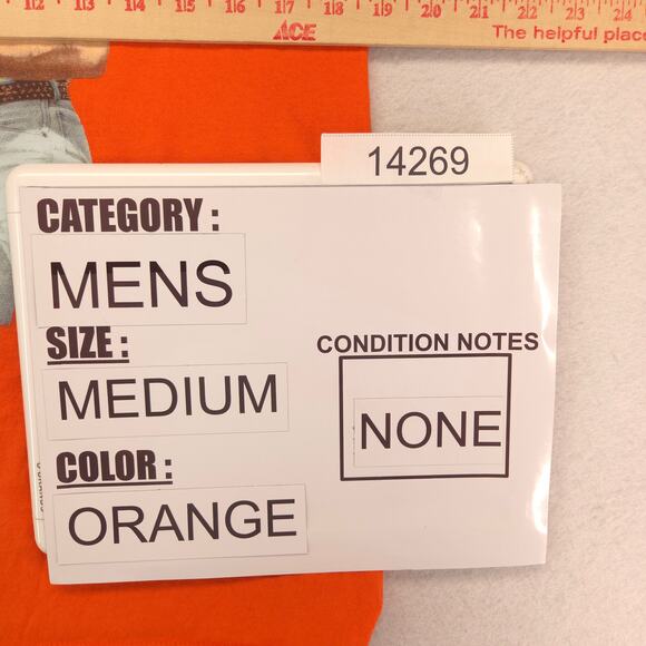 Queen Band Crew Neck Graphic Short Sleeve T Shirt Mens Size Medium M Orange - Picture 8 of 9